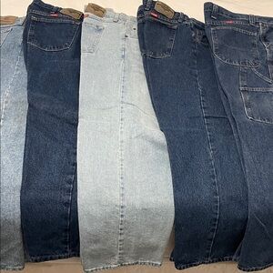 Wrangler Men's Relaxed Fit Jeans in Assorted Blues